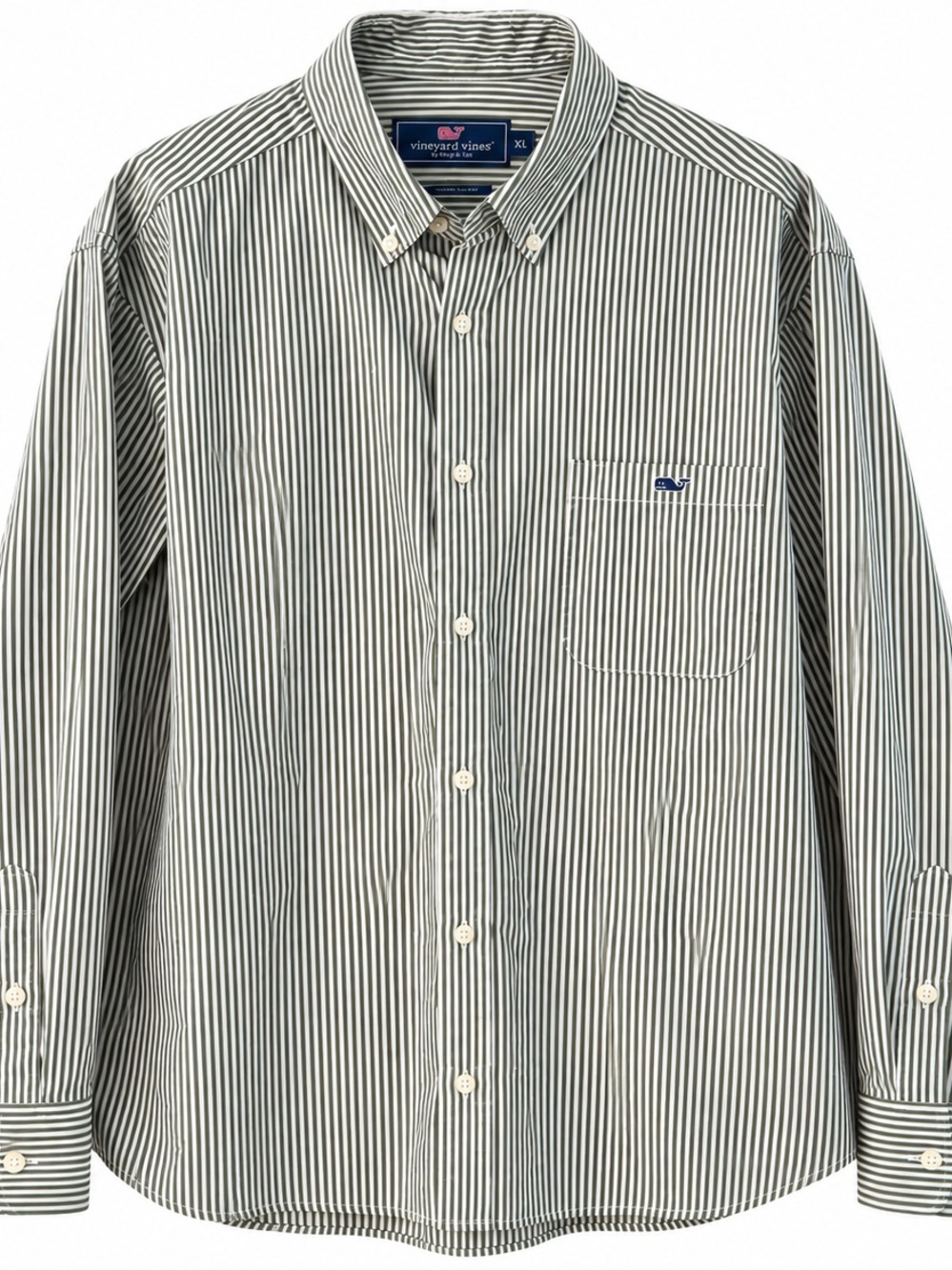 Vineyard Vines Men’s XL Striped Button Down Shirt – Classic Preppy